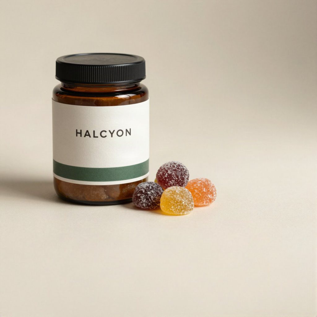 Halcyon Delta-9 Gummies pouch